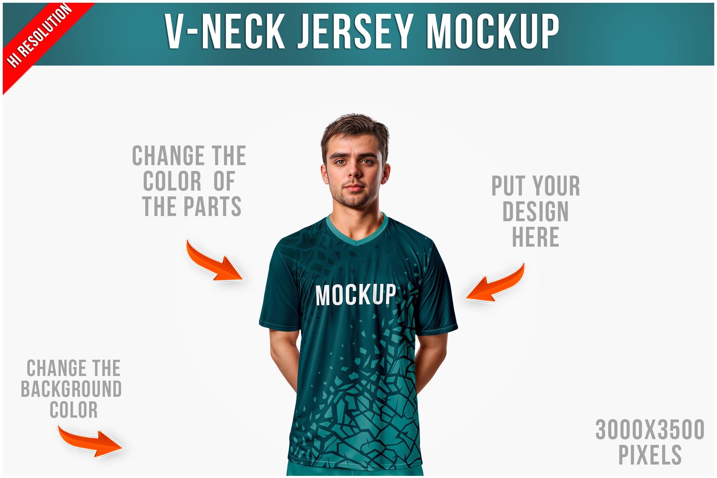 V Neck Shirt Mockup Psd Men's V-Neck Long Sleeve T-Shirt Mockup