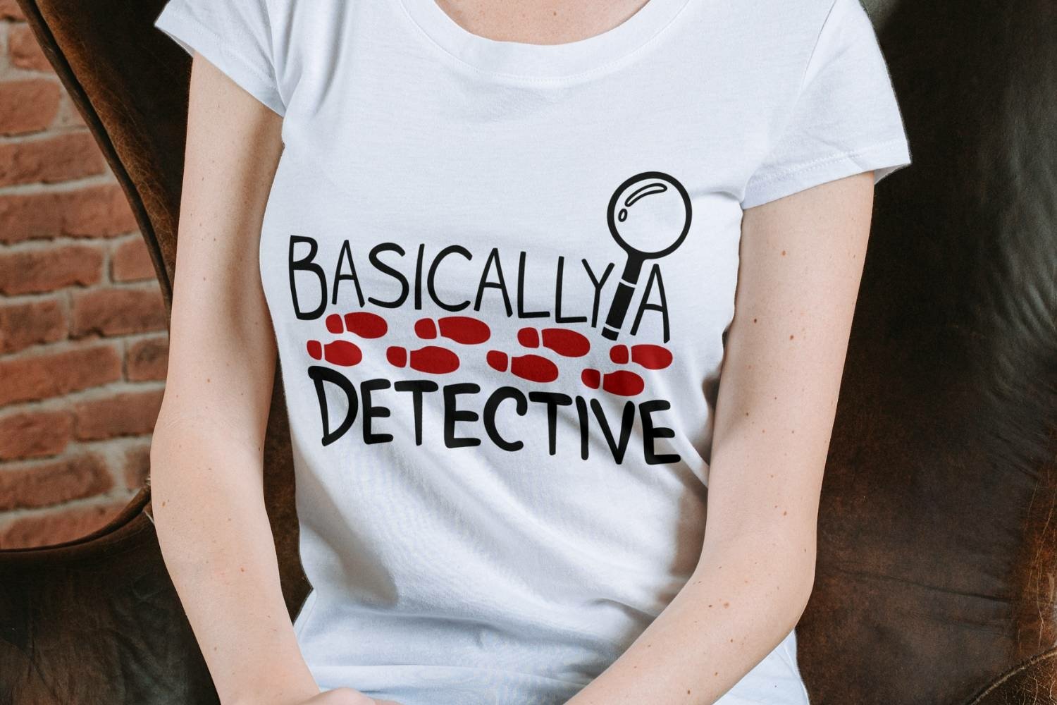 Basically A Detective Svg, True Crime Svg, Crime Show Svg.