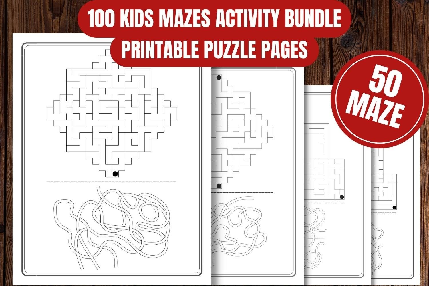 100-fun-mazes-puzzle-pages-for-kids for Free Printable Puzzles And Mazes 100 Fun Mazes Puzzle Pages For Kids for Free Printable Puzzles And Mazes