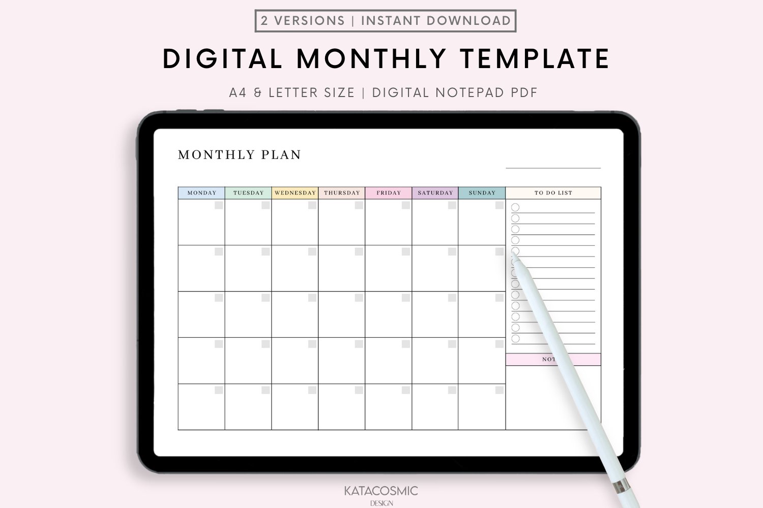 UNDATED MONTHLY TEMPLATE - PRINTABLE MONTH CALENDAR undated-monthly-template-printable-month-calendar