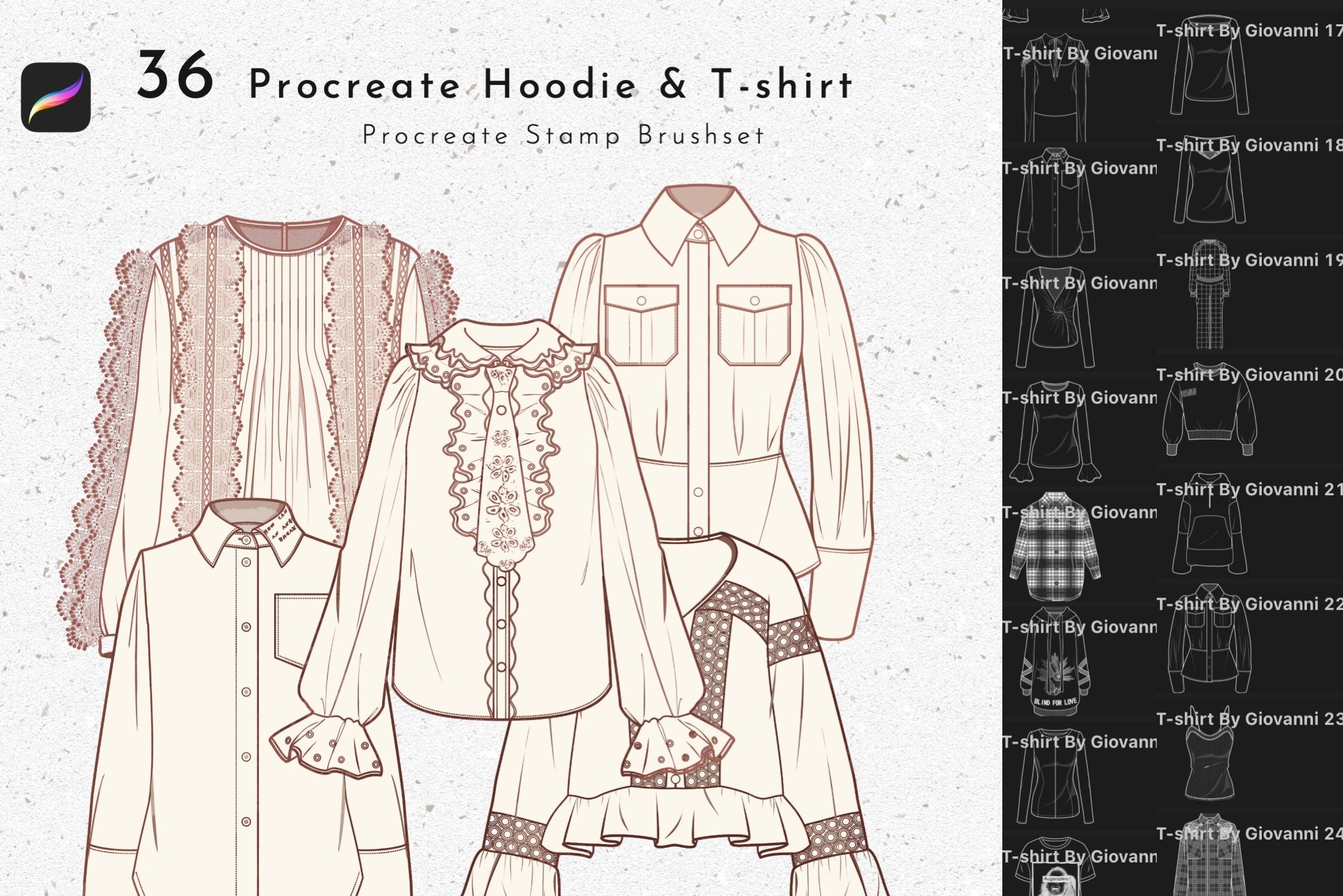 Drawing & Illustration Art & Collectibles Fashion Design Procreate Tops