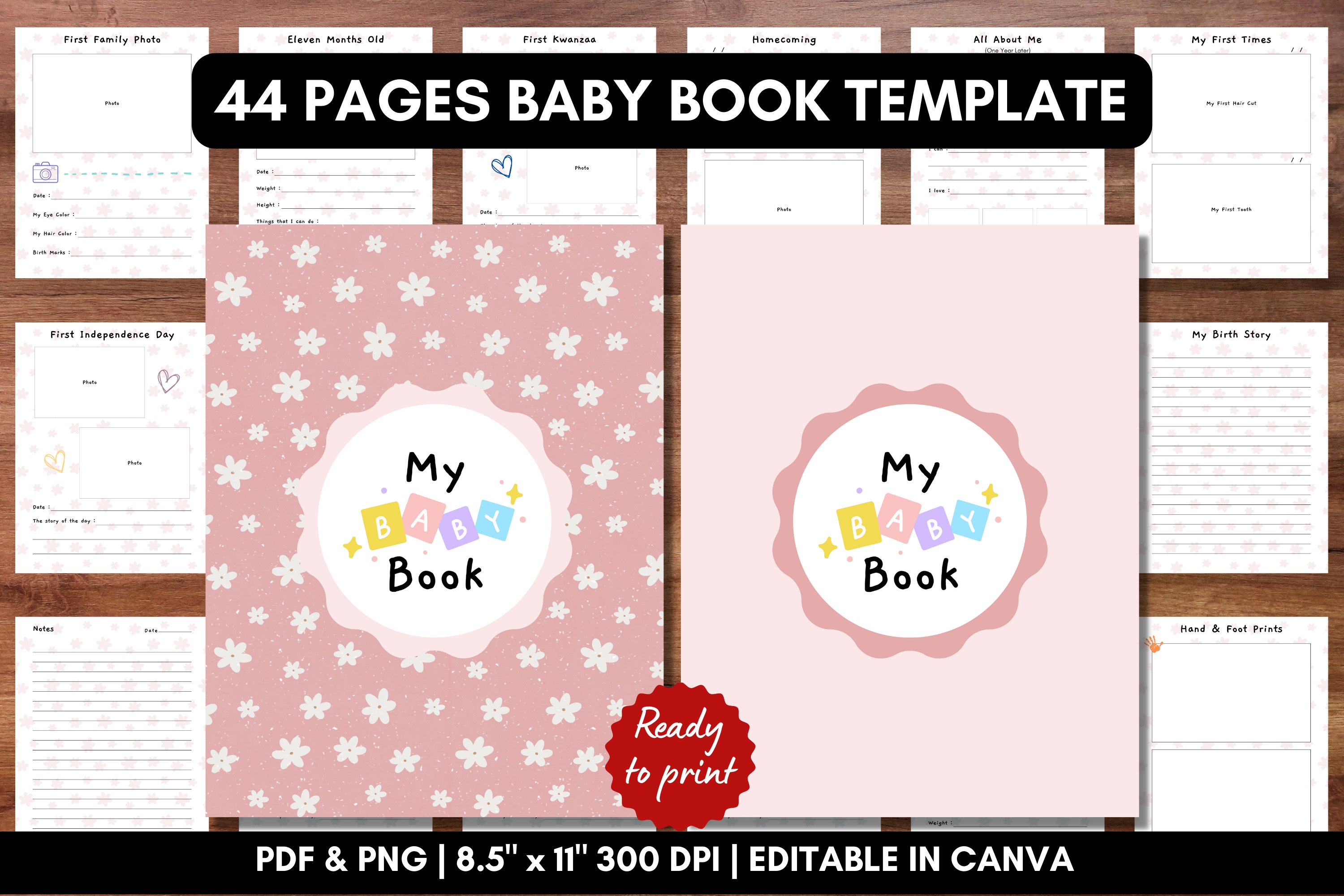 Diy Baby Book Template
