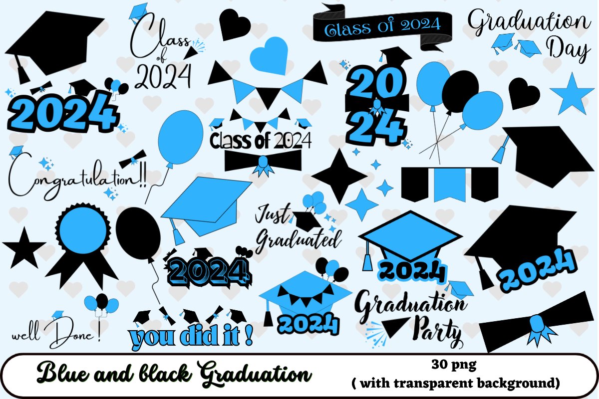 Graduation Class Of 2024 Blue