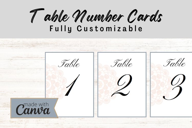 Table Number Template Printable Easy Event Planning Calendars 123 Table Number Template Printable Easy Event Planning Calendars 123