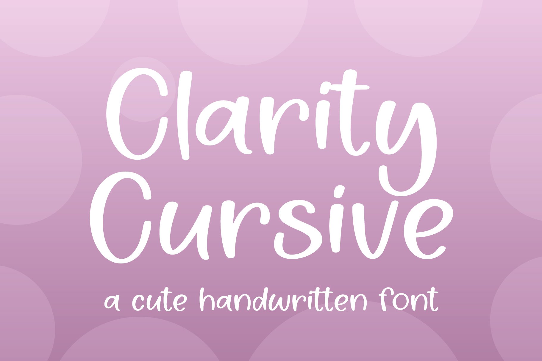 Clarity Cursive - A Handwritten font for planner, image size:1821x1214