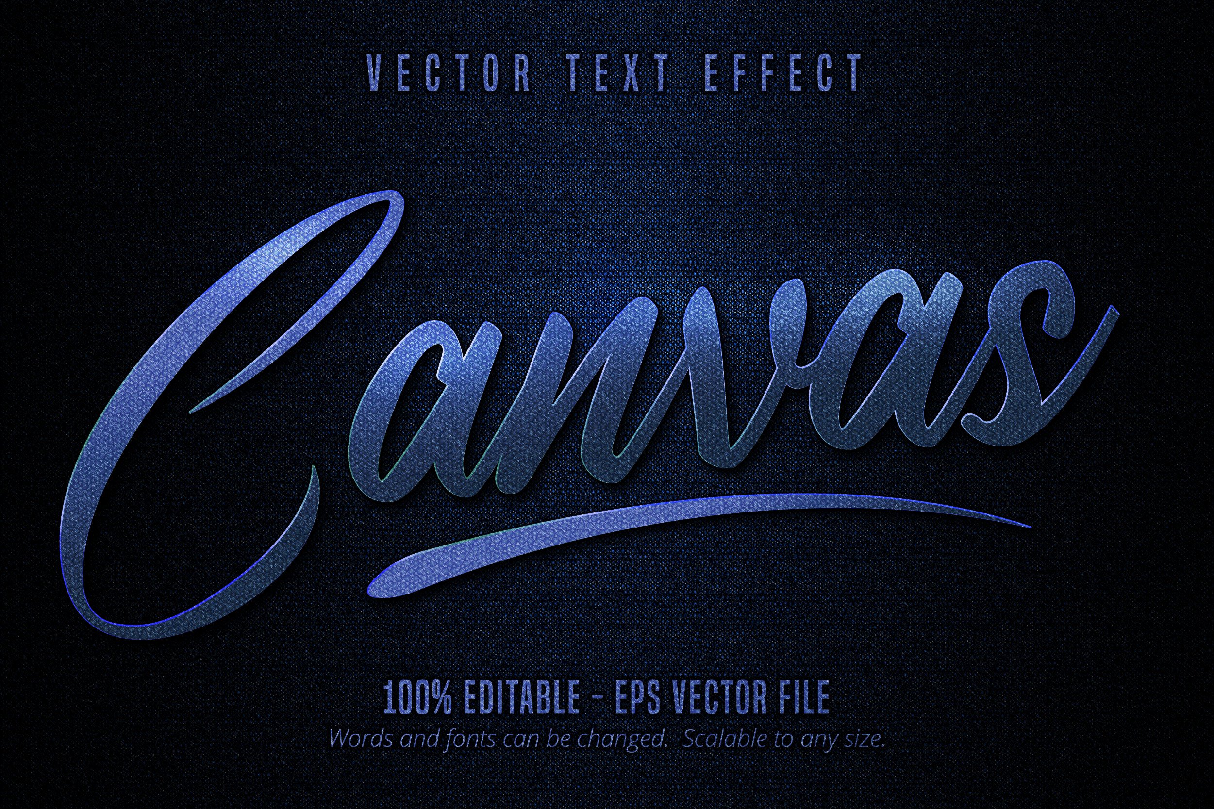 Canvas text, editable text effect (877193) Plugins Design Bundles