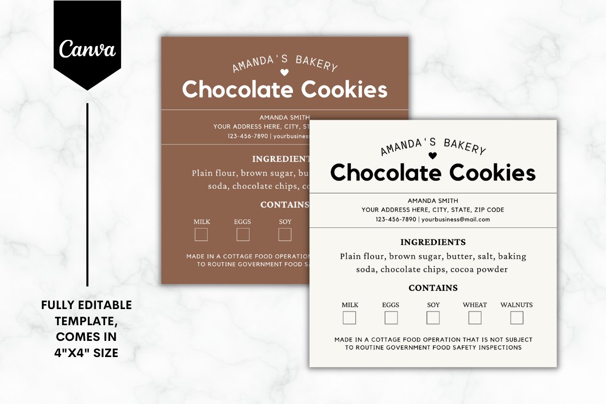 custom-cottage-law-labels-canva-template-boho-1 for Editable Free Printable Labels For Baked Goods Custom Cottage Law Labels Canva Template - Boho 1 for Editable Free Printable Labels For Baked Goods