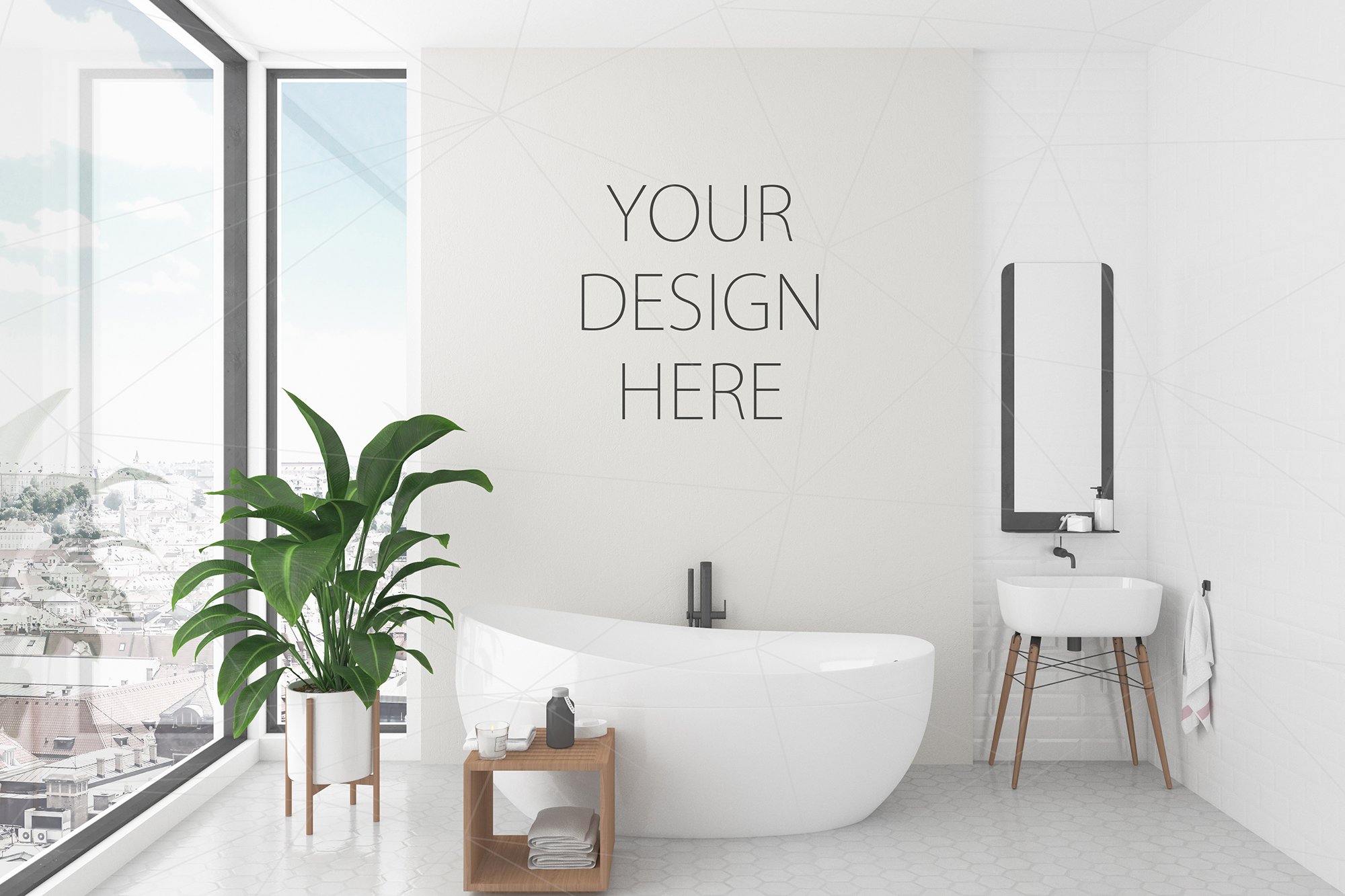 Interior mockup bundle - bathroom background (105333) | Mockups ...