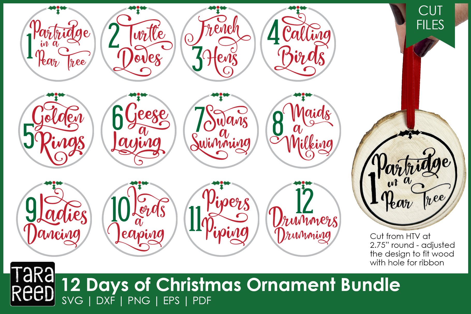 12 Days of Christmas for Crafters | Christmas Tree Ornaments