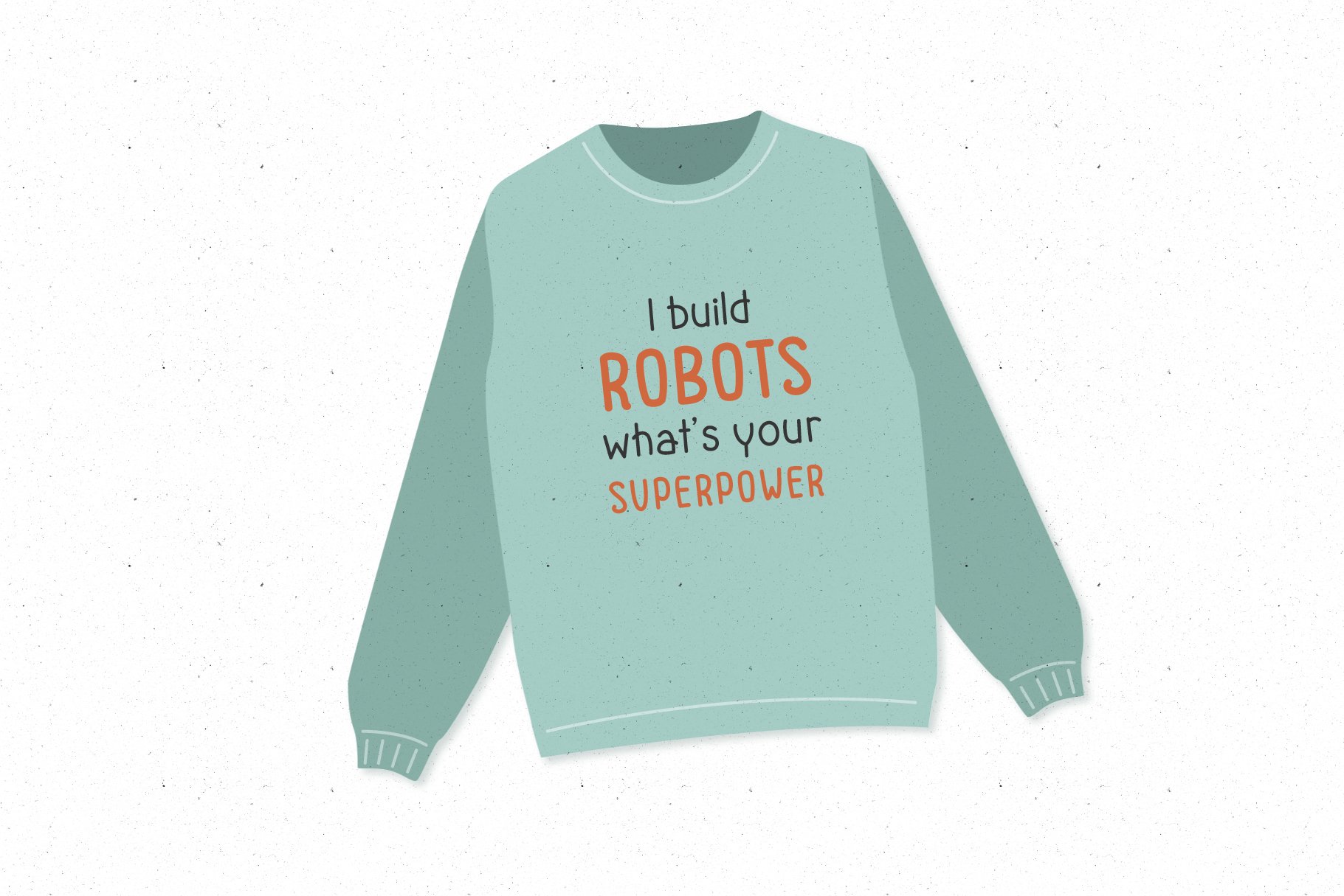 Zippy The Robot - Handwritten Kids Font, image size:1821x1215