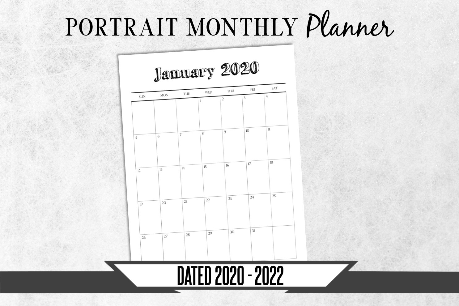 2020 2022 dated monthly calendar printable planner 368577