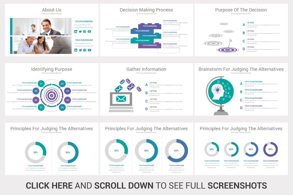 Discussion Brainstorming Decision Making Process PowerPoint (199555 ...