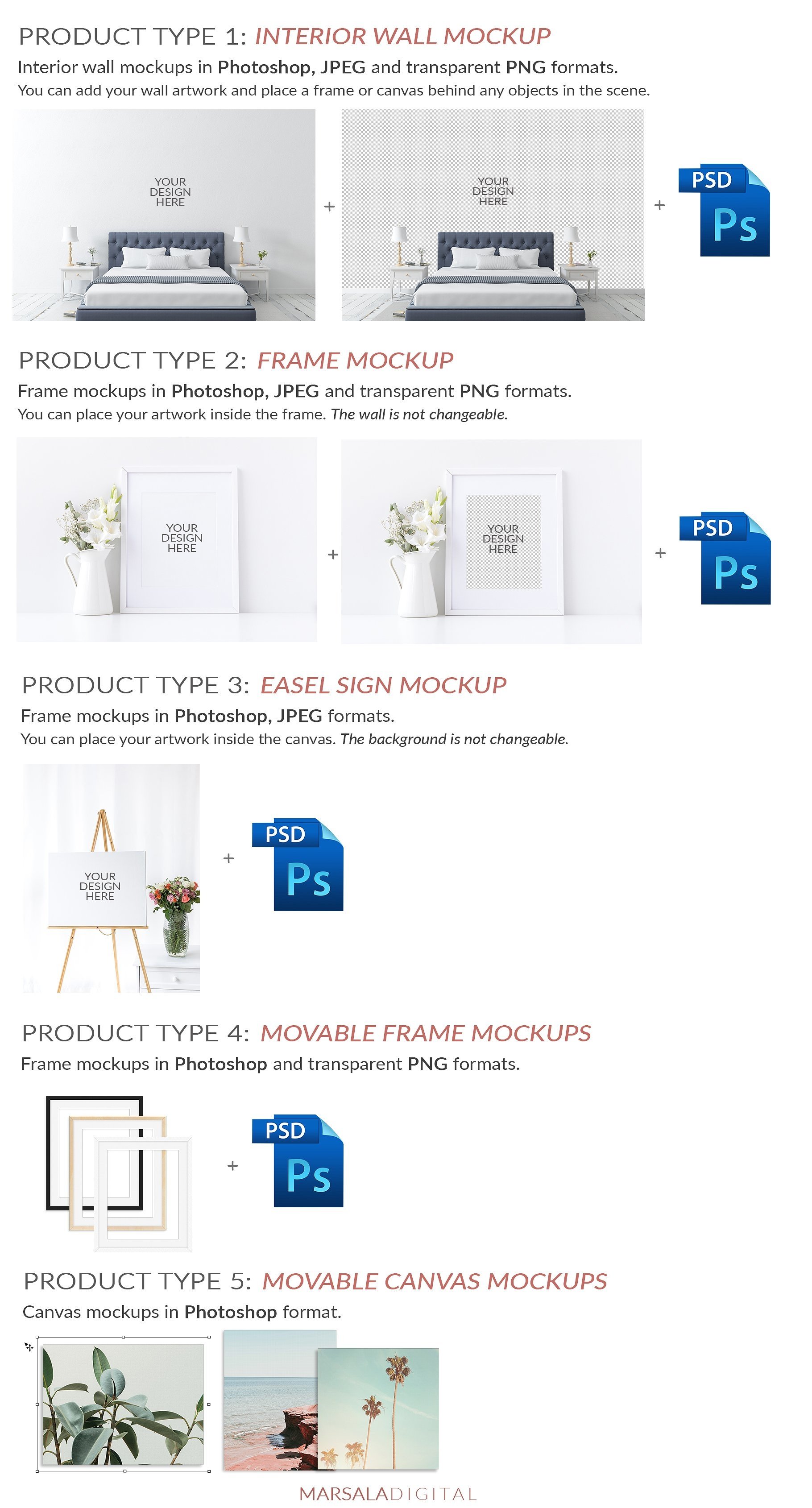 Download Massive Interior Wall Mockup Frame Mockup Bundle Free Sampl 230665 Mockups Design Bundles