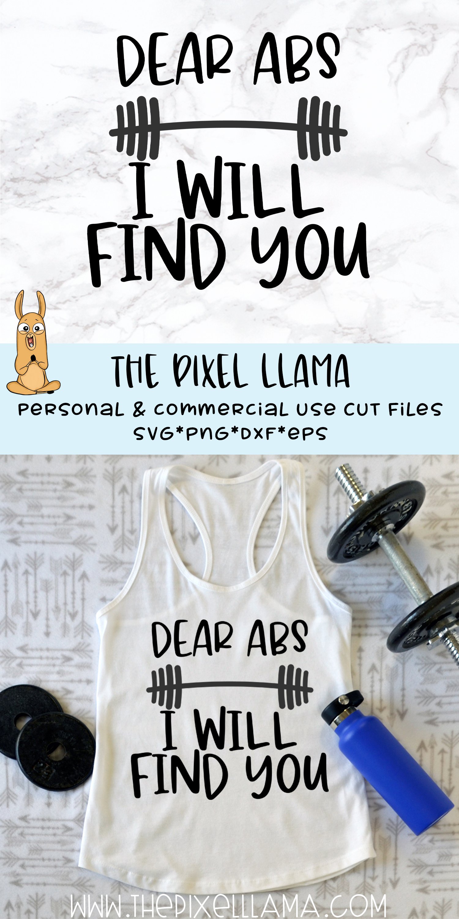 Dear Abs I Will Find You Exercise SVG (415485) SVGs Design Bundles
