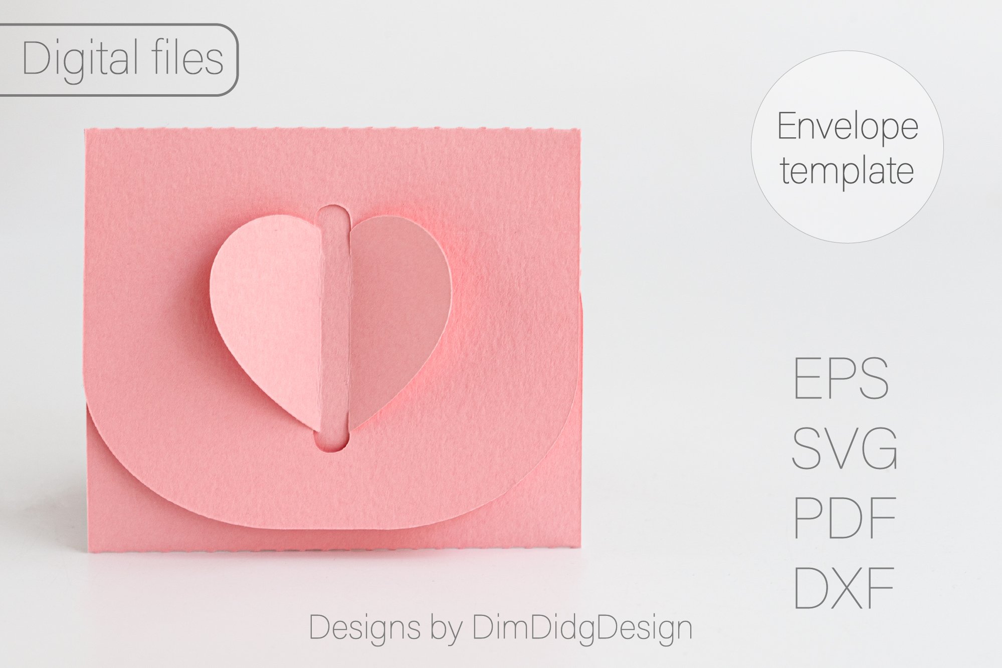 Heart envelope SVG Envelope template svg Love svg