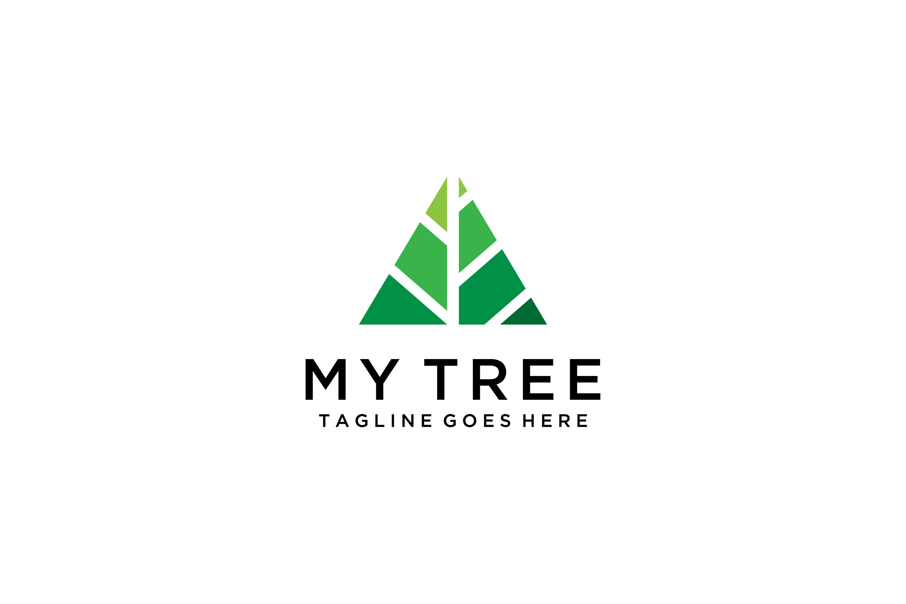 Tree Triangle Logo Logos Design Bundles