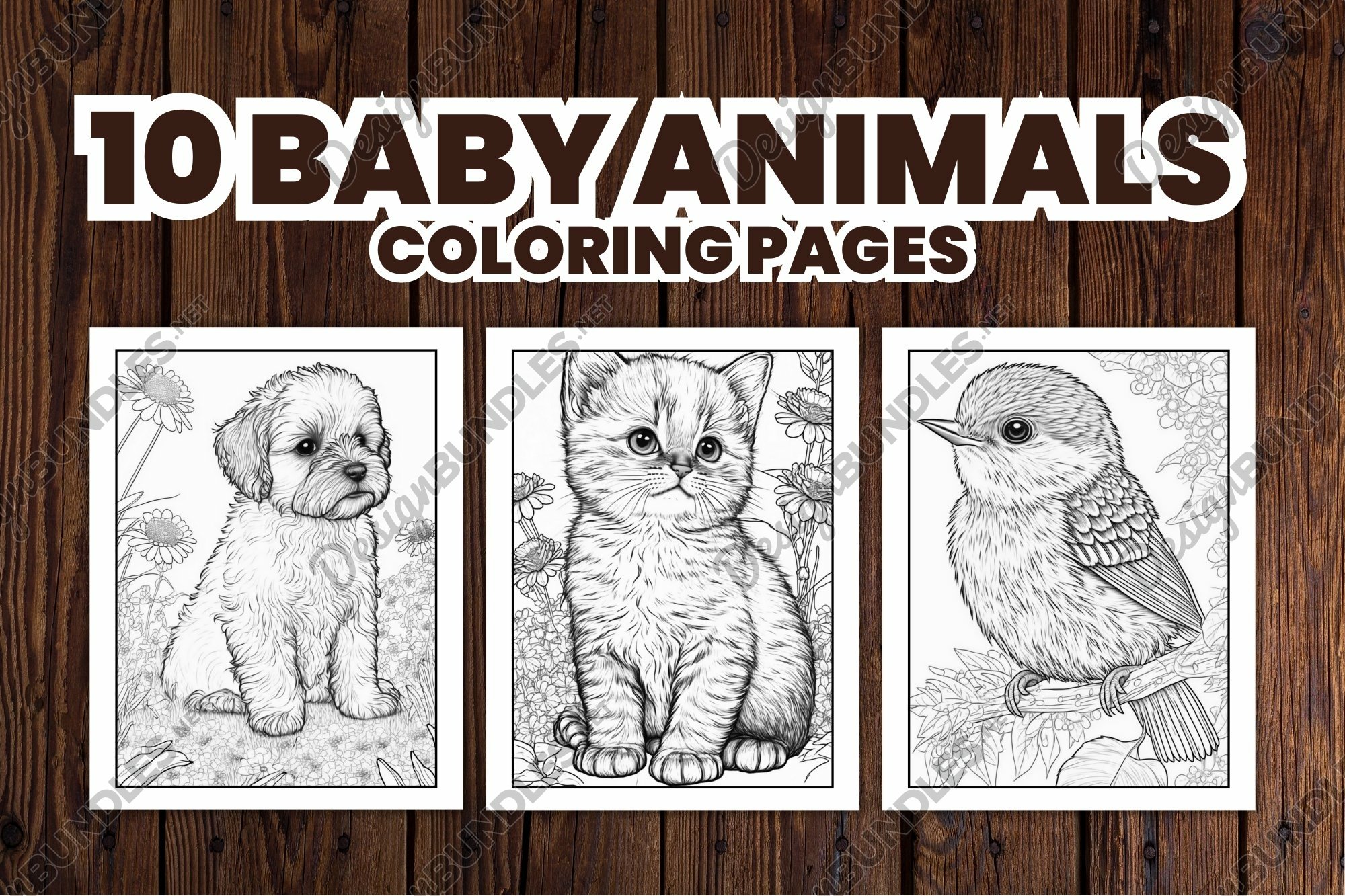 Baby Animals Coloring Pages Jenny Printable