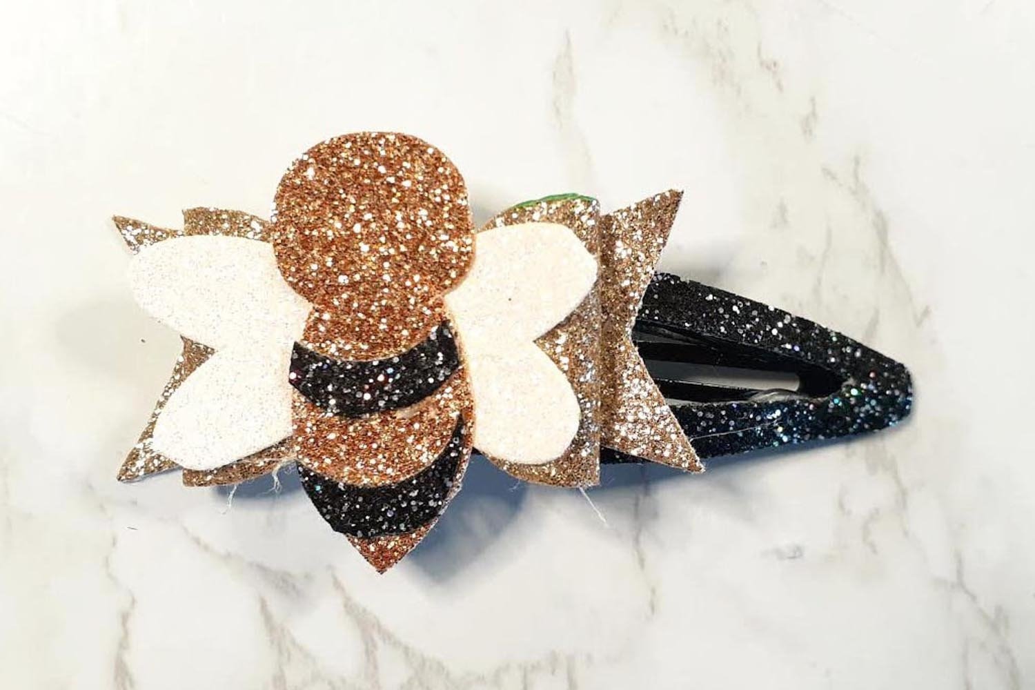 bee hair barrettes template svg dxf png ai files (1132630) SVGs