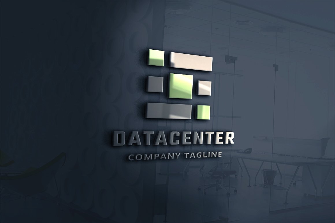 Data Center Logo (673445) | Logos | Design Bundles