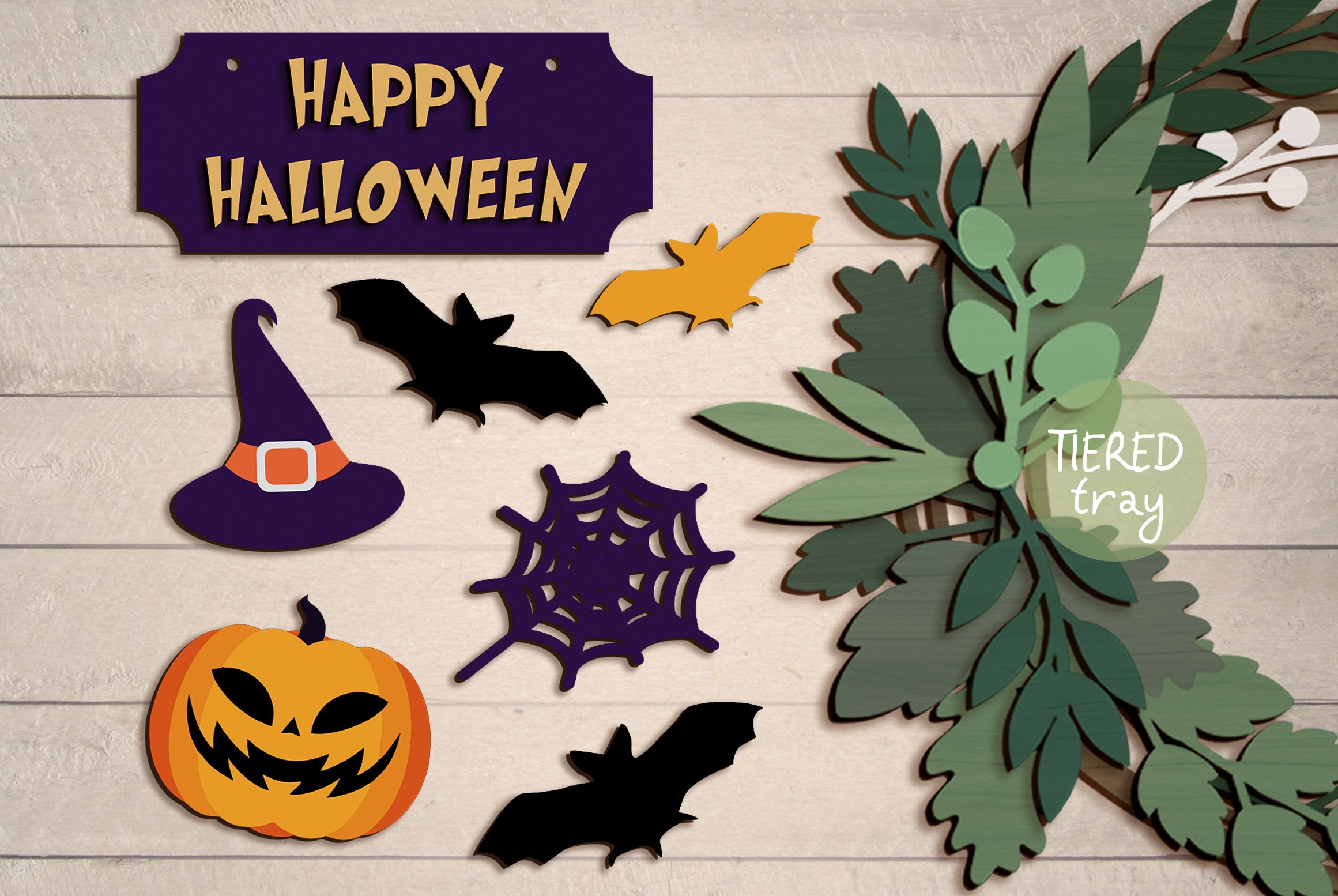 Digital ai Happy Halloween Laser File cdr dxf Laser Cutting File ...