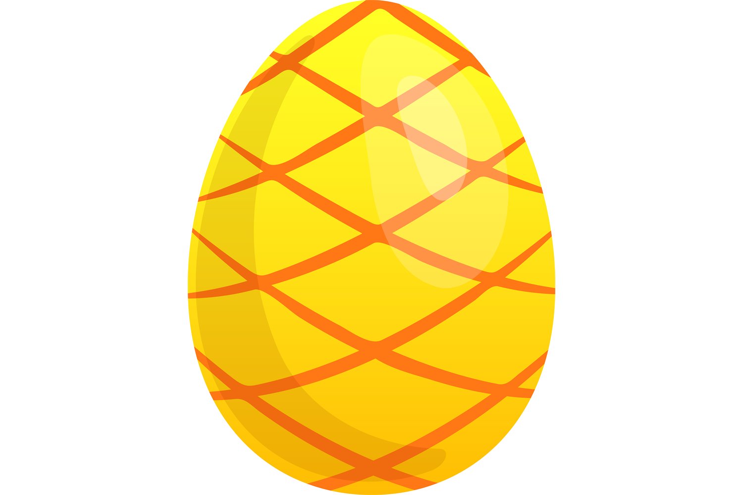 Easter egg color cartoon. Cute easters celebration (3300279), image size:1500x1000