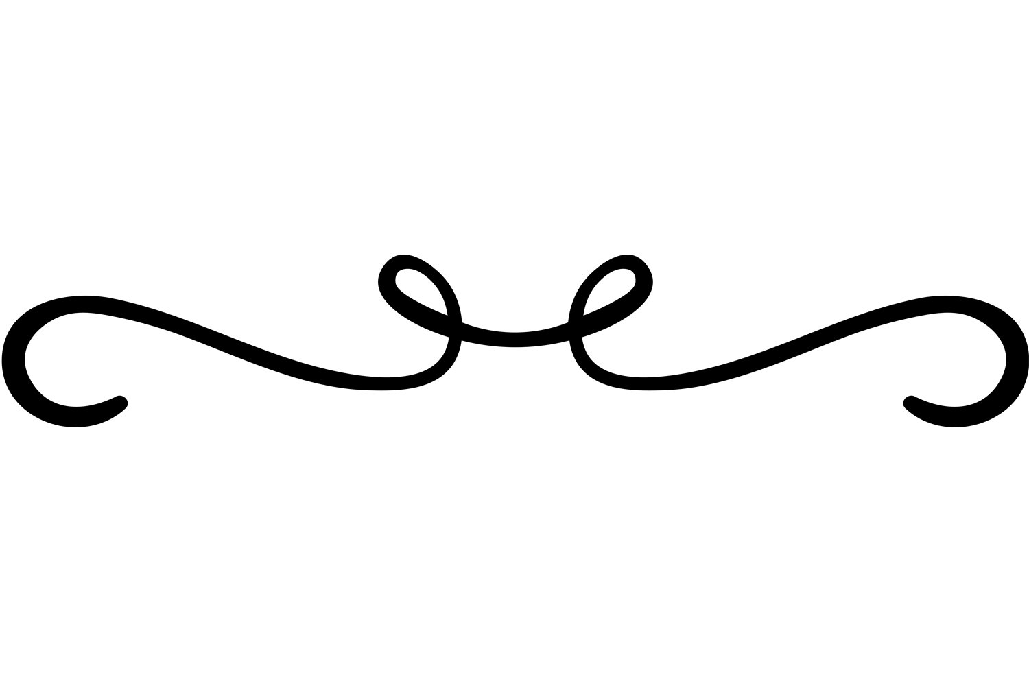 Calligraphic flourish divider. Decorative scroll (3096443), image size:1500x1000