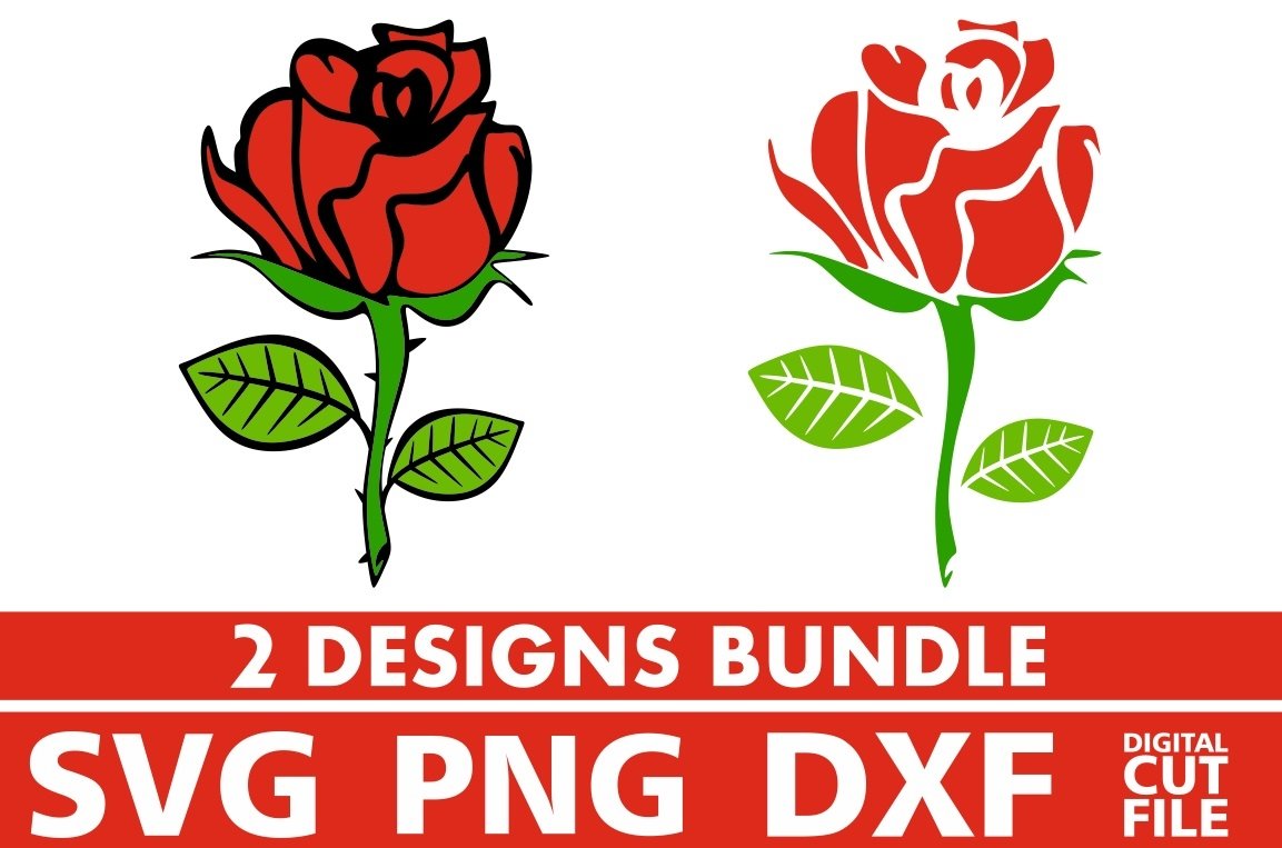 Beautiful Rose Bundle svg, Flowers svg, Red Roses, Wedding