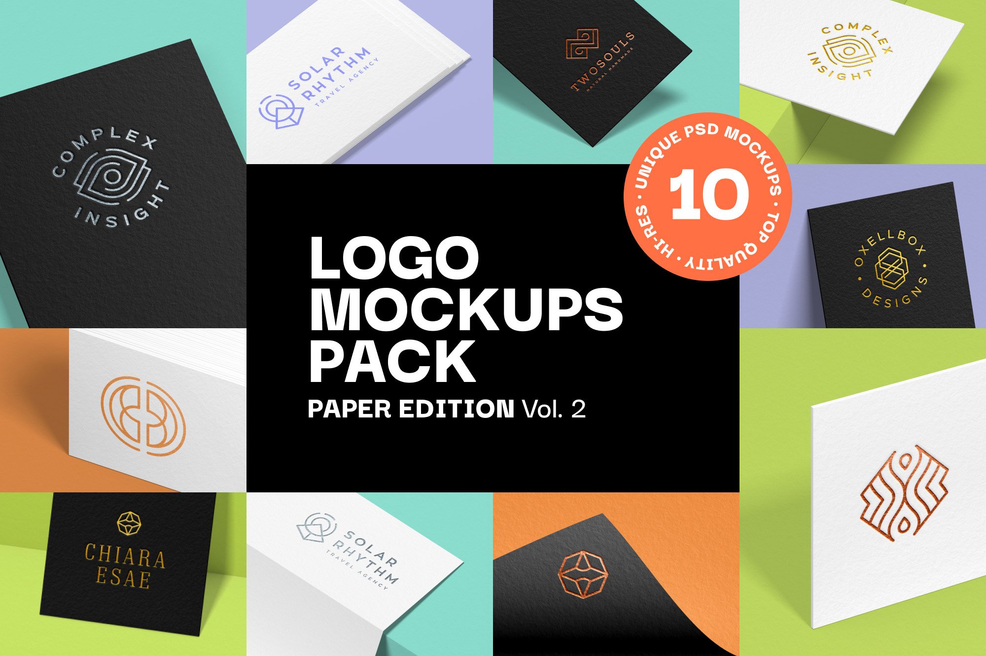 Download Logo Mockups Pack Paper Edition Vol 2 104411 Branding Design Bundles