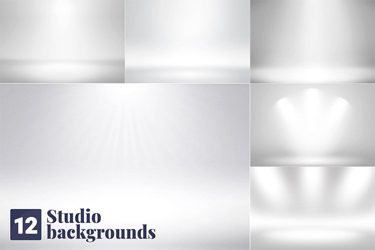 Empty studio backgrounds 12 (563401) | Backgrounds | Design Bundles