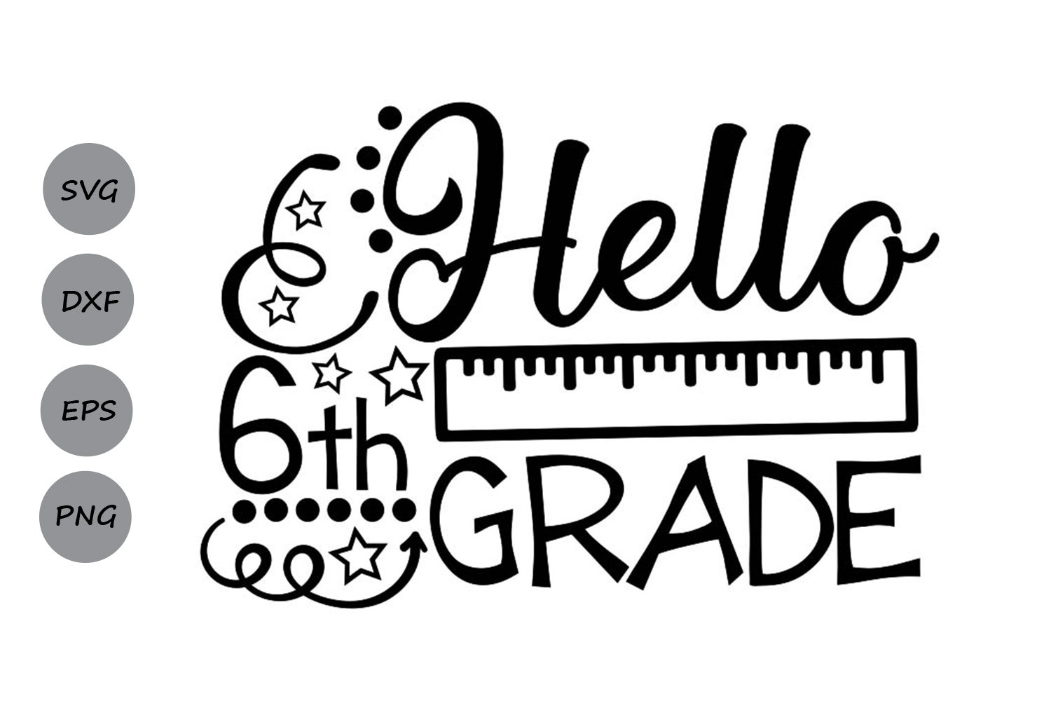 Back To School School Cut File Roses Svg Sixth Grade 1st Day Of School 6th Grade Svg Socuteappliques Svg File Clip Art Art Collectibles Timinox Com