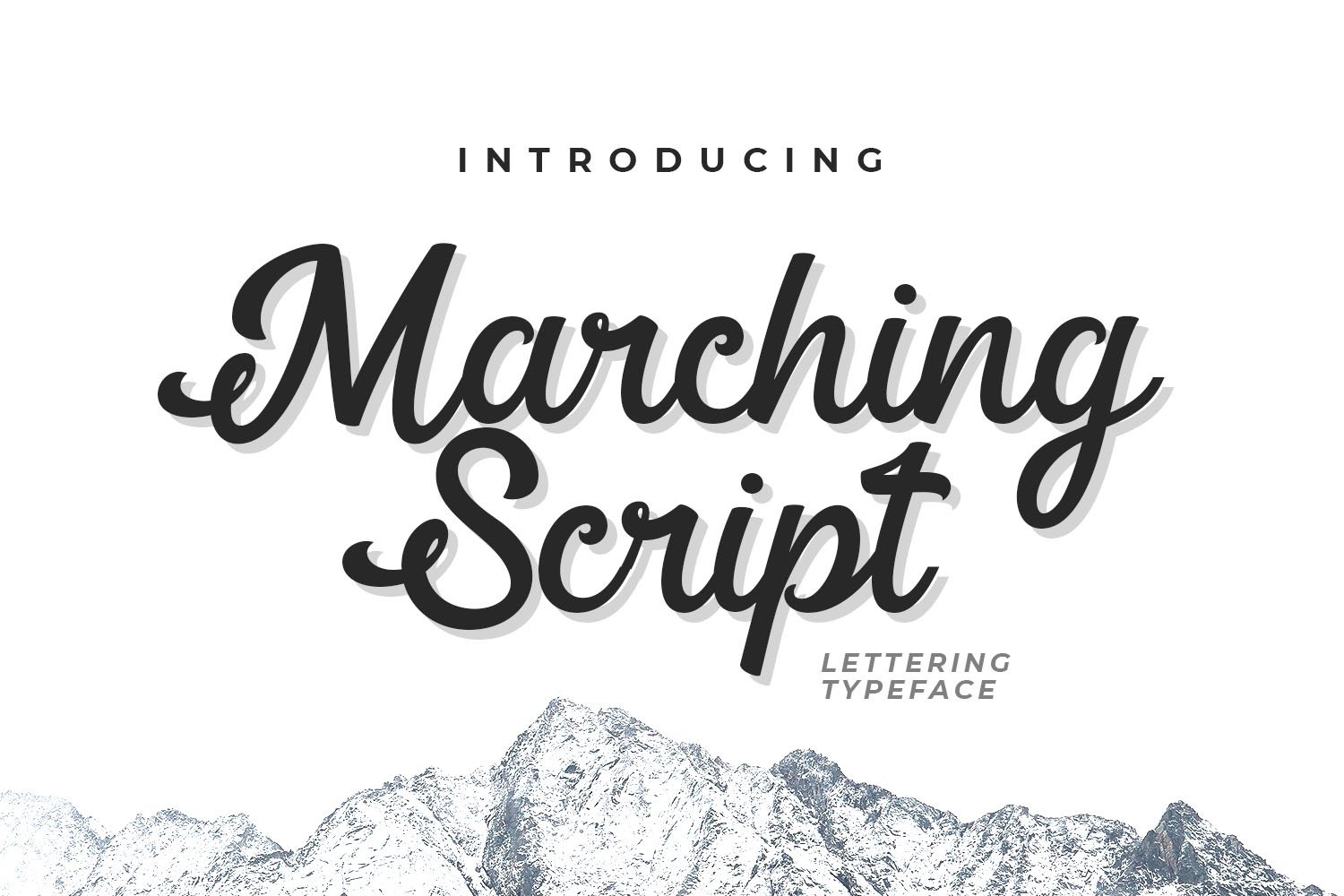 March In Script Marching Script
