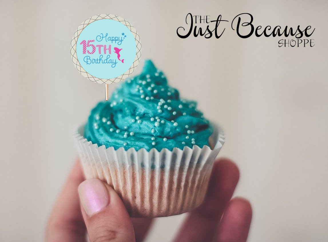 Download Happy 15th Birthday Mermaid, SVG Design -0452 (207223 ...