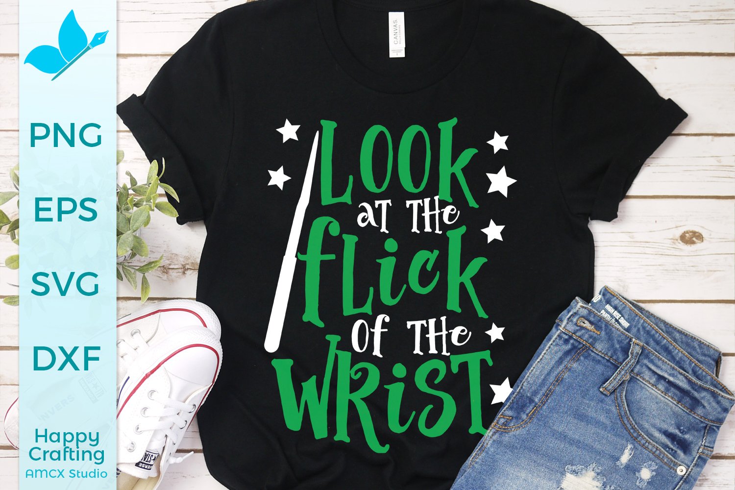 Look at the flick of the wrist