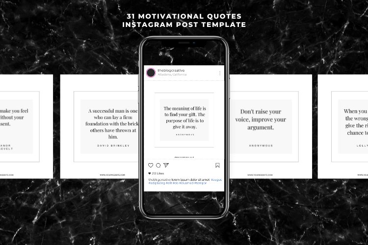 31 Customizable Motivational Quotes Canva Templates