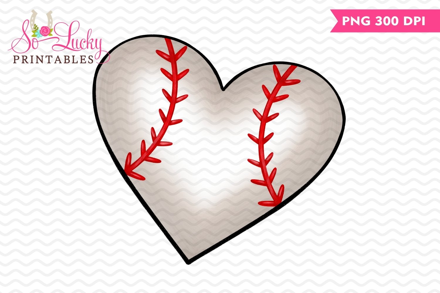 Baseball Heart sublimation design (523886) Sublimation Design Bundles