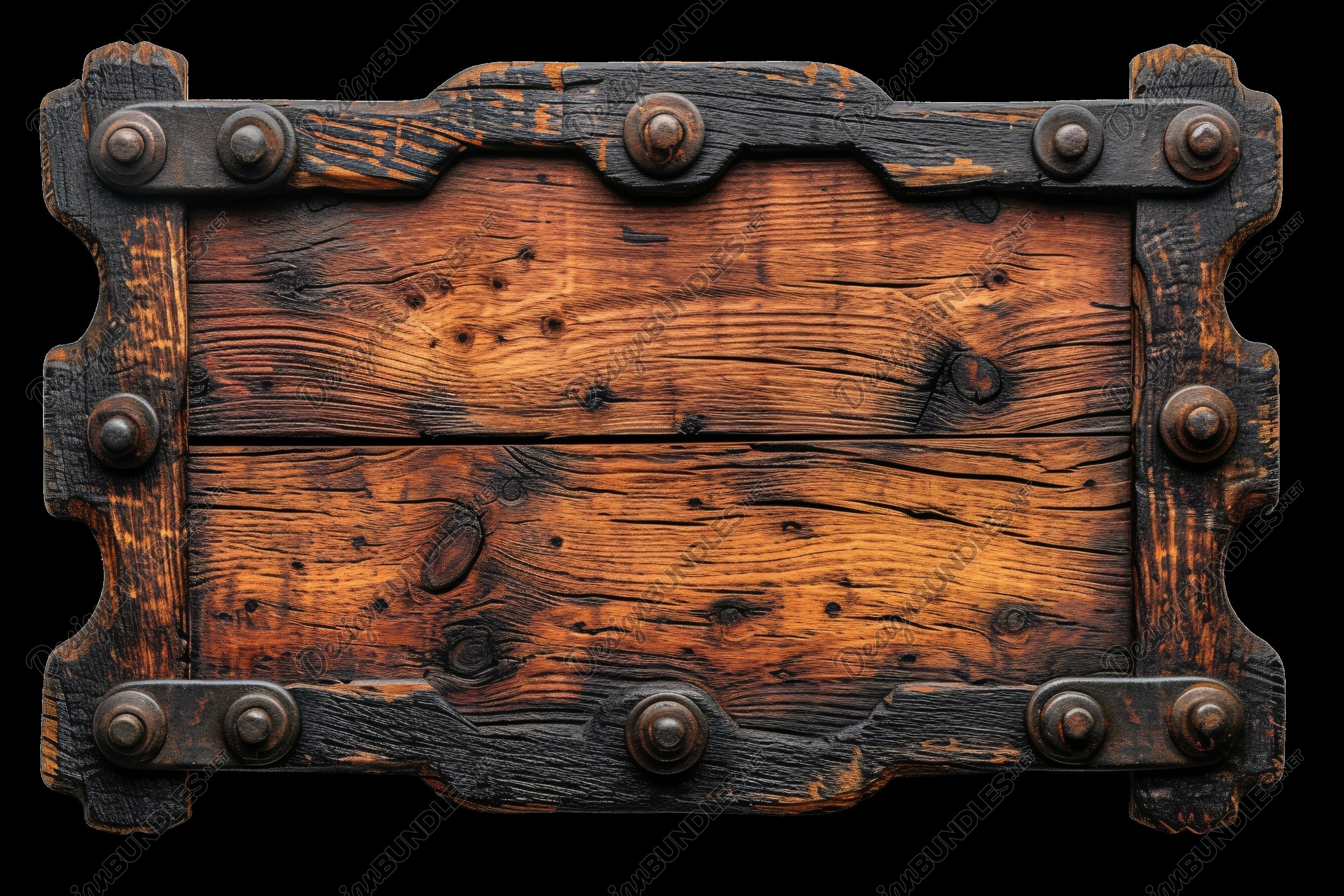 Vintage Wooden Signboard Mockup (3361064)