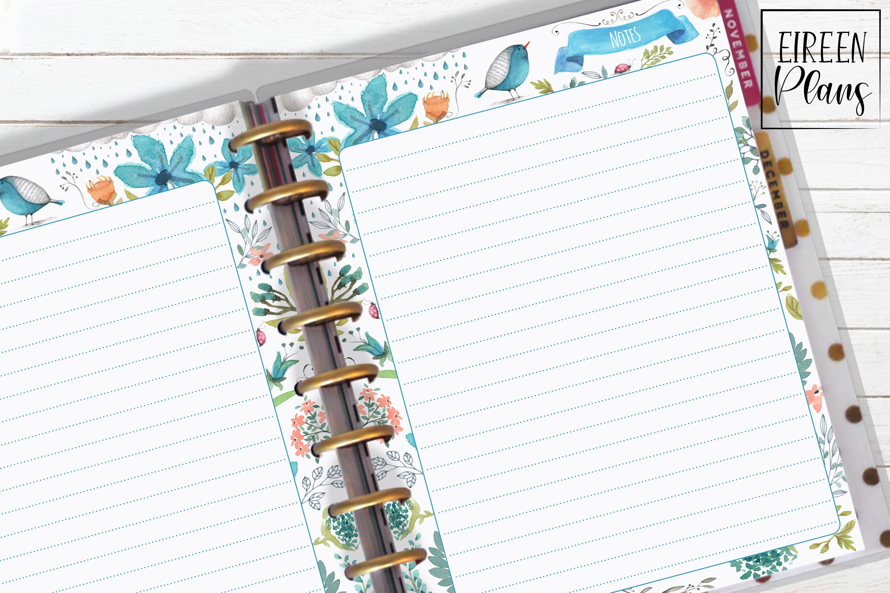 Notes Printable for Classic Happy Planner (233769) Inserts Design