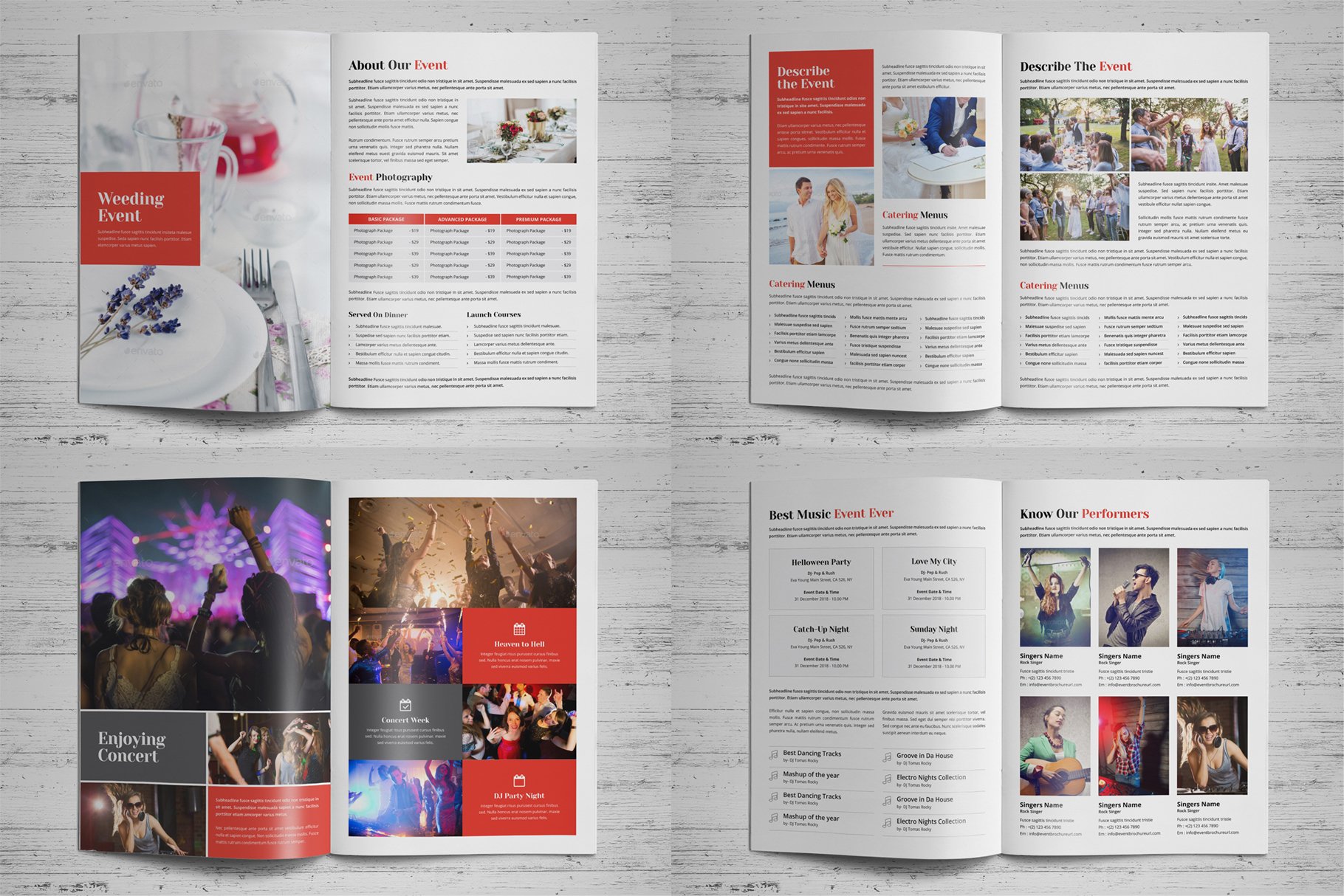 Event Brochure Catalog v2 (358457) Brochures Design Bundles