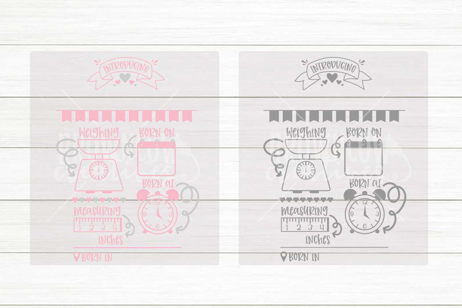 Baby Girl Birth Stats SVG Birth Stats Announcement Template 948328 baby-girl-birth-stats-svg-birth-stats-announcement-template-948328