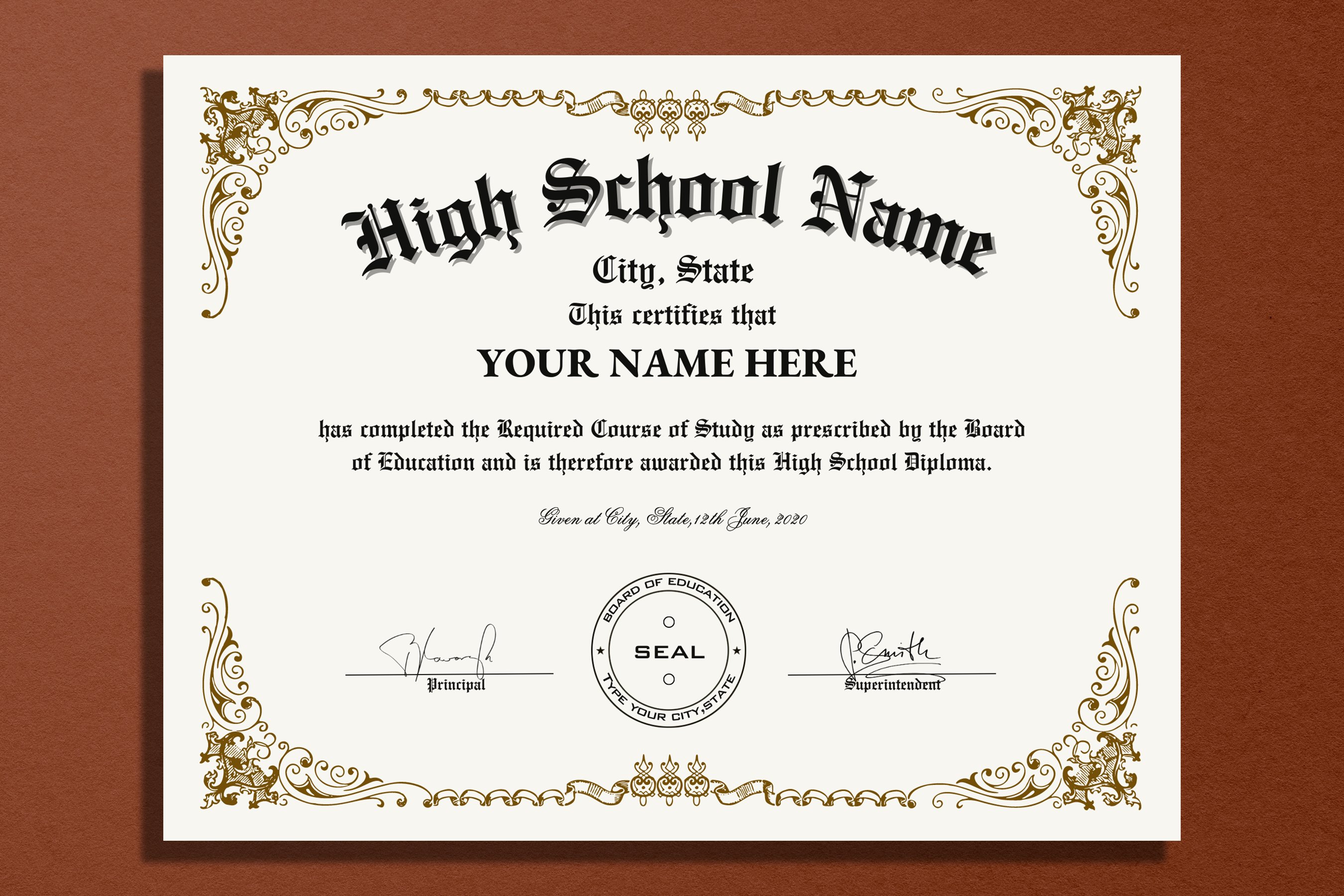 University \u0026 College diploma, HomeSchool Diploma (2719974), image size:2700x1800