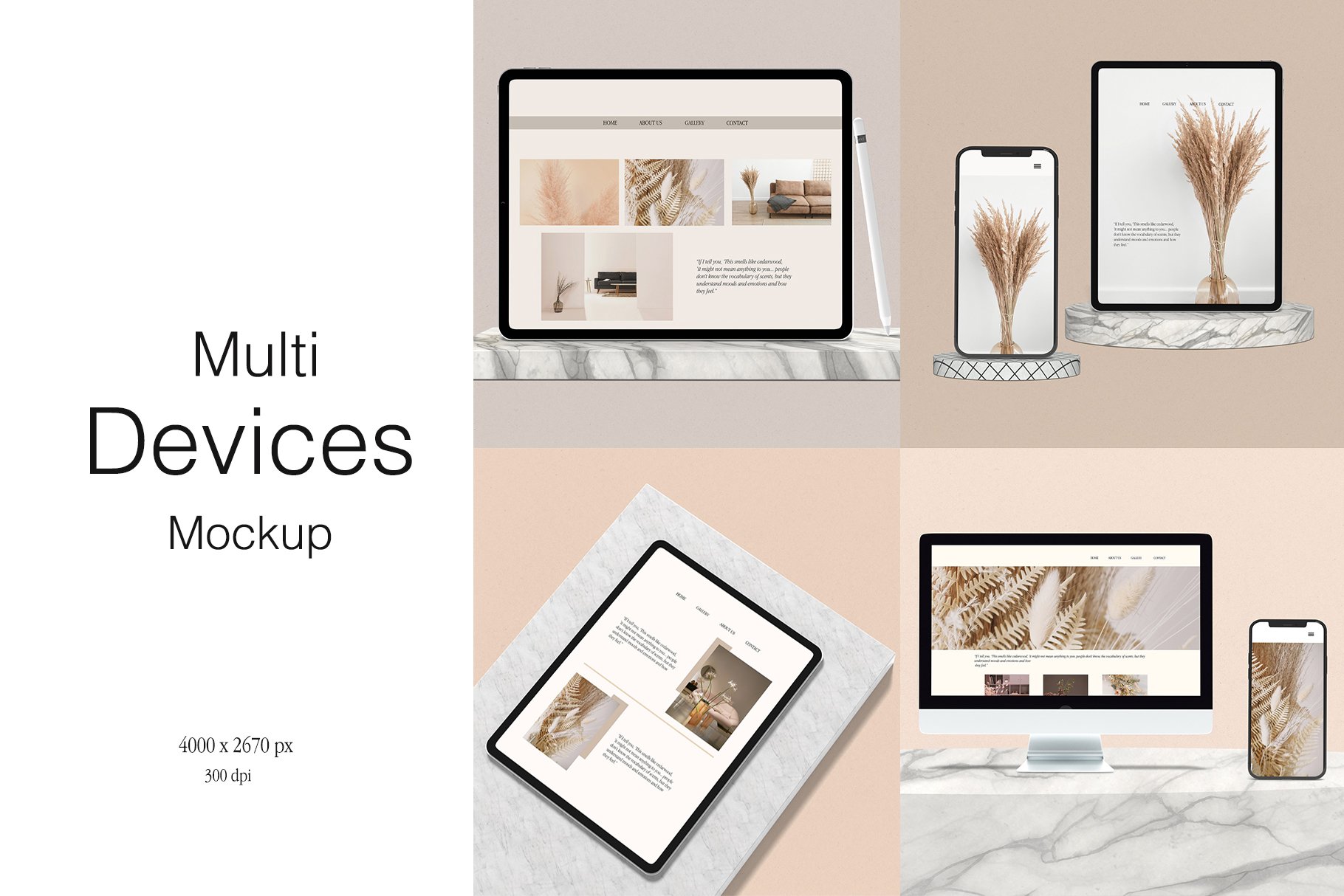 Multi Device Mockup (573029) Products Design Bundles