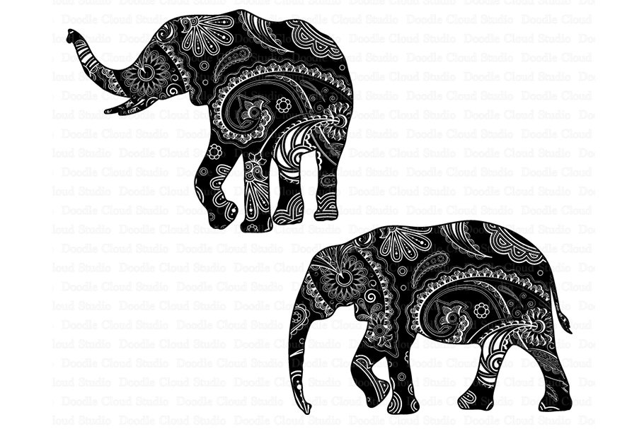 Download Elephant SVG, Mandala SVG, Elephant Mandala SVG files ...