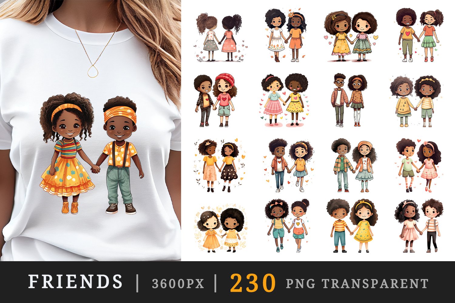Clip Art Little Friends