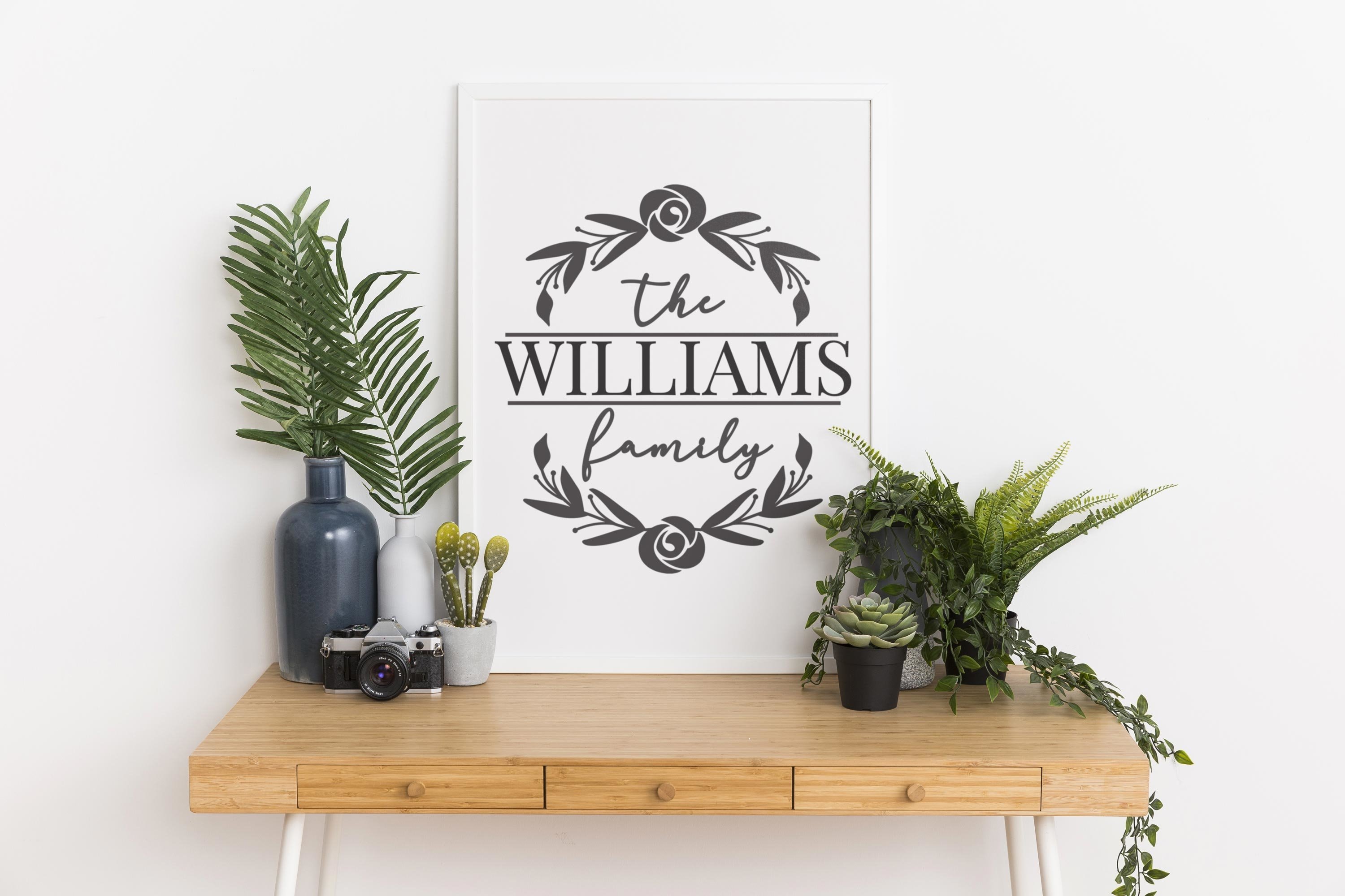 Download Family Name Monogram svg Bundle. (916668) | Cut Files ...