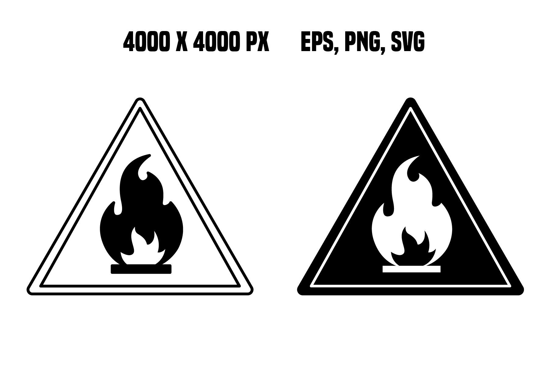 Flammable signs, image size:1800x1200