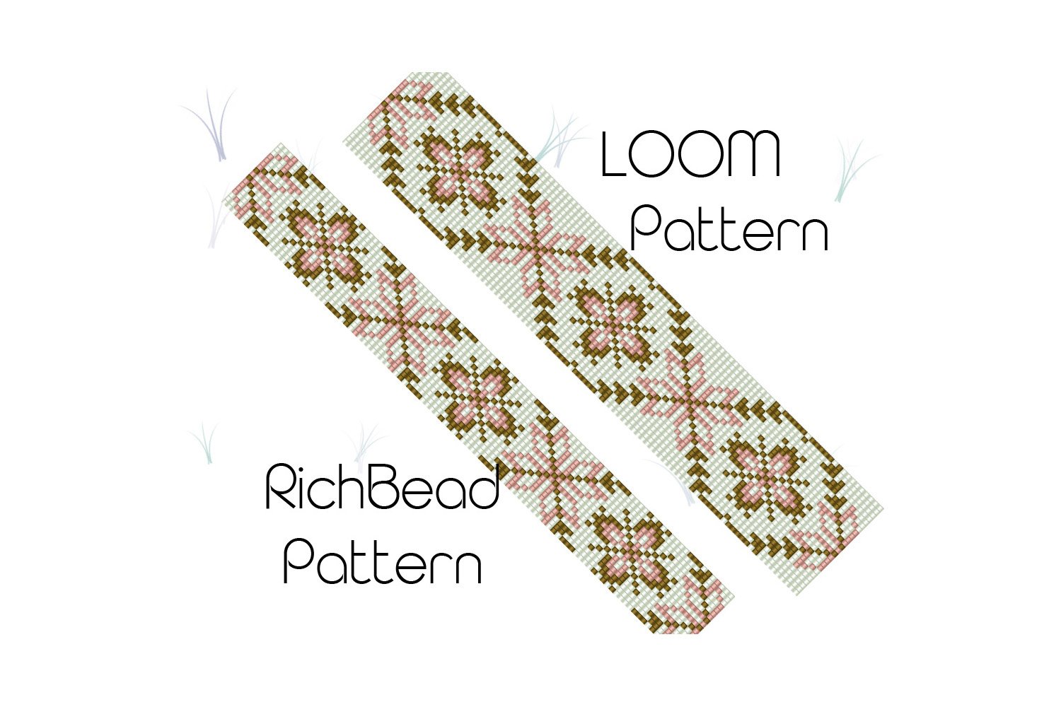 Beaded loom bracelet pattern Beading cuff Square (1804454) beaded-loom-bracelet-pattern-beading-cuff-square-1804454