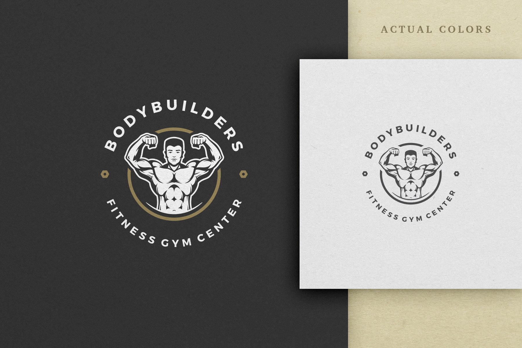 Fitness Gym Logo Design Template (771284), image size:1800x1200