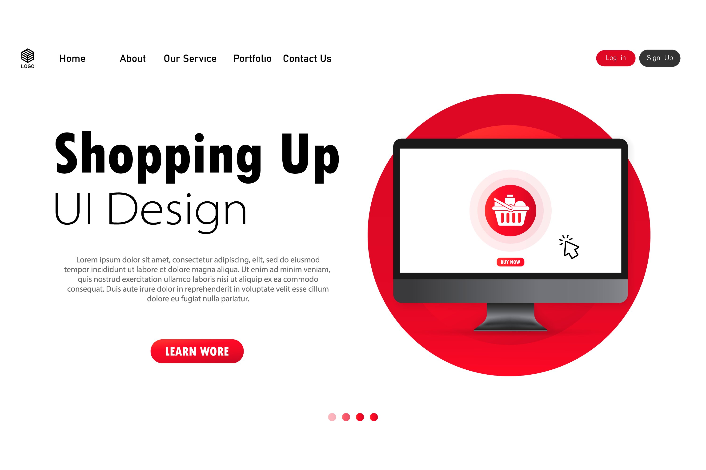 Store banner customization interface example