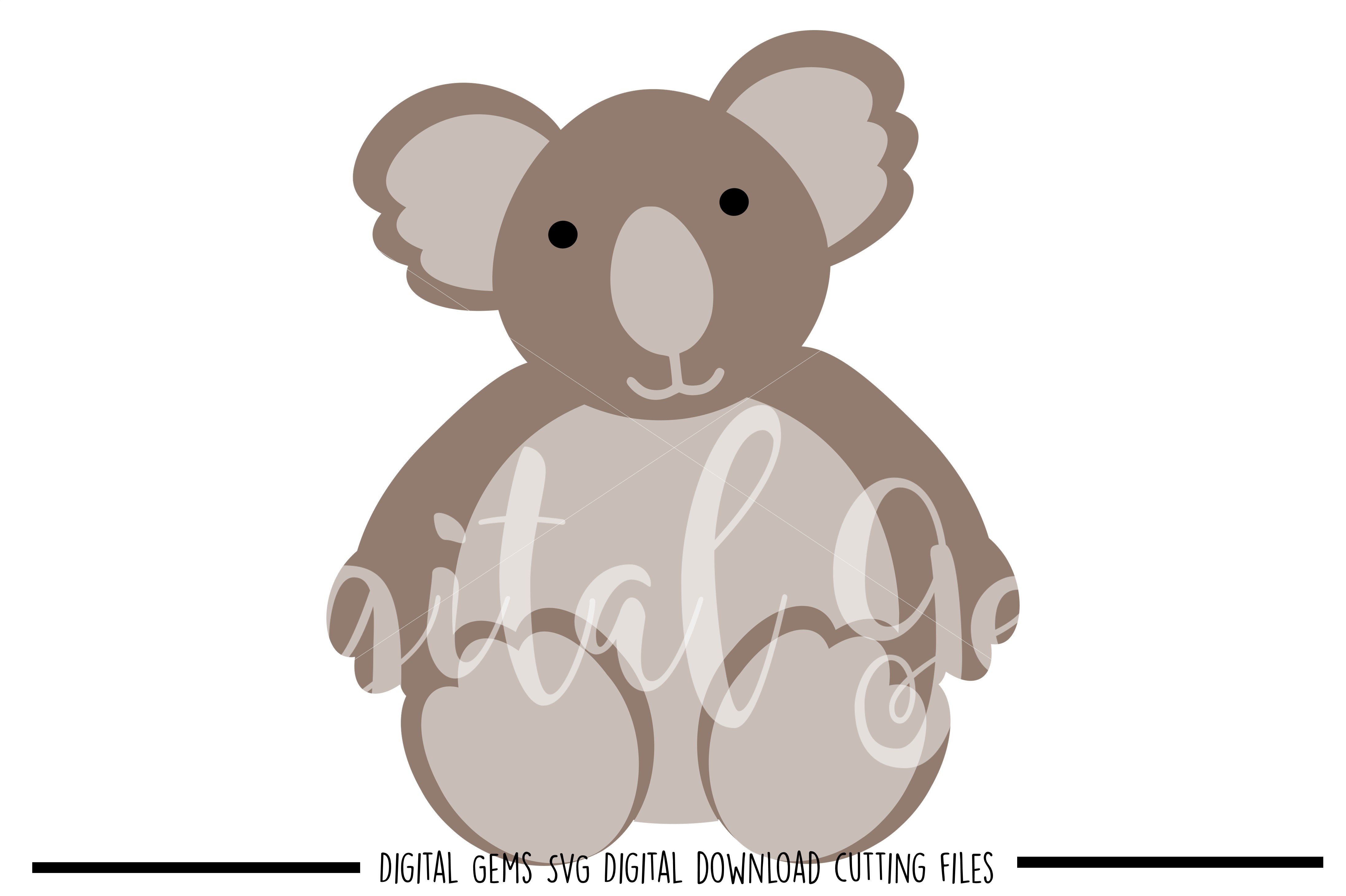 Koala SVG / DXF / EPS / PNG files (48793) | SVGs | Design Bundles