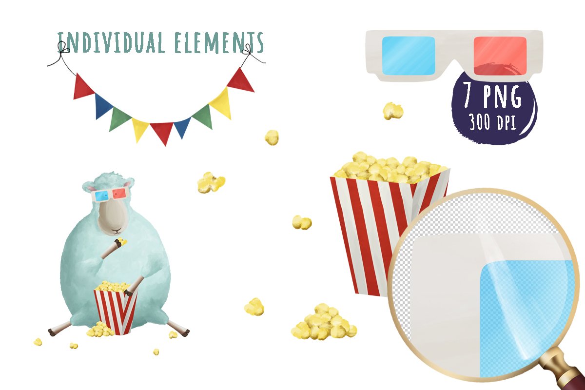 Cinema. Show time (720295) Elements Design Bundles
